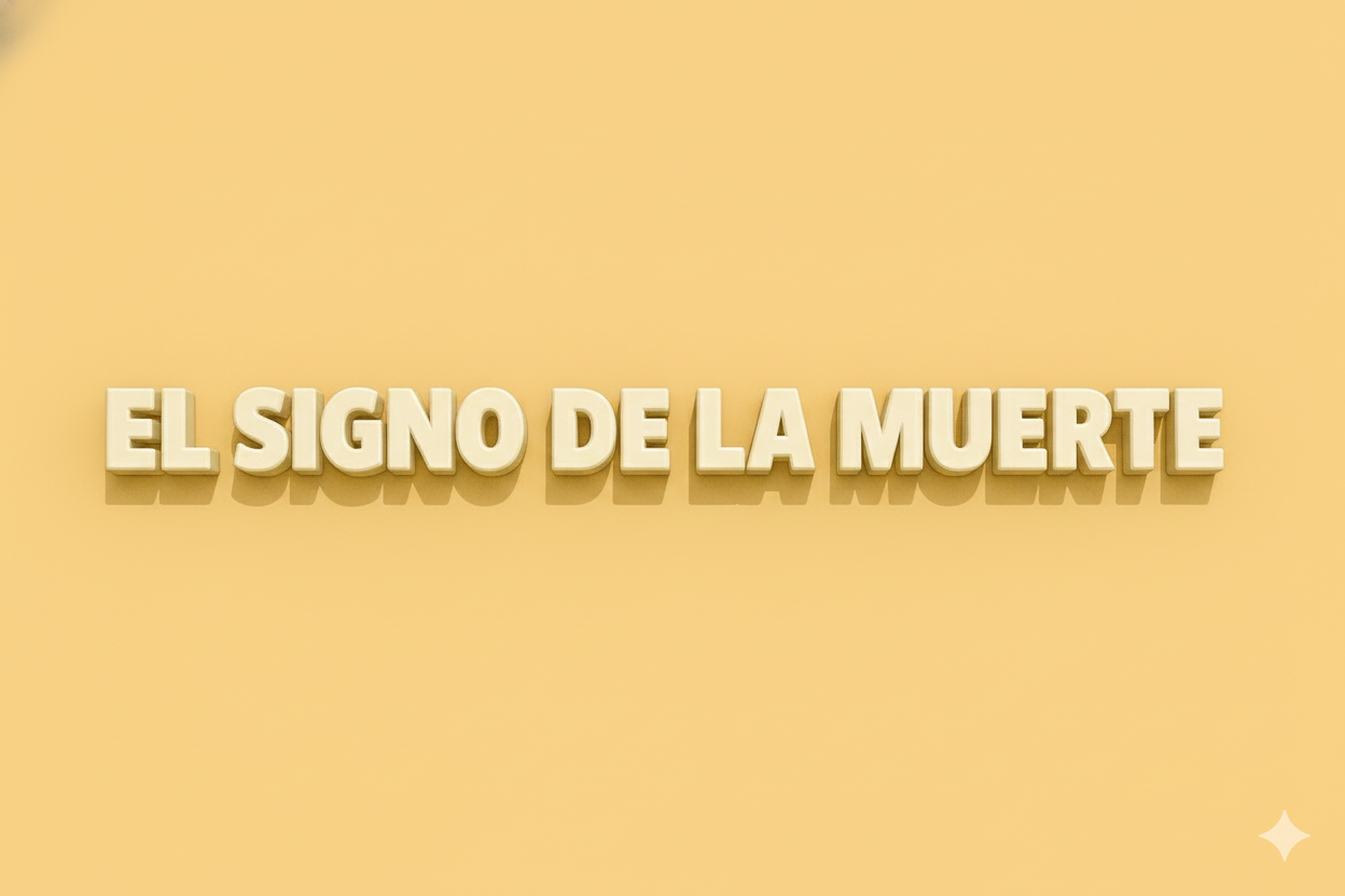 EL SIGNO DE LA MUERTE