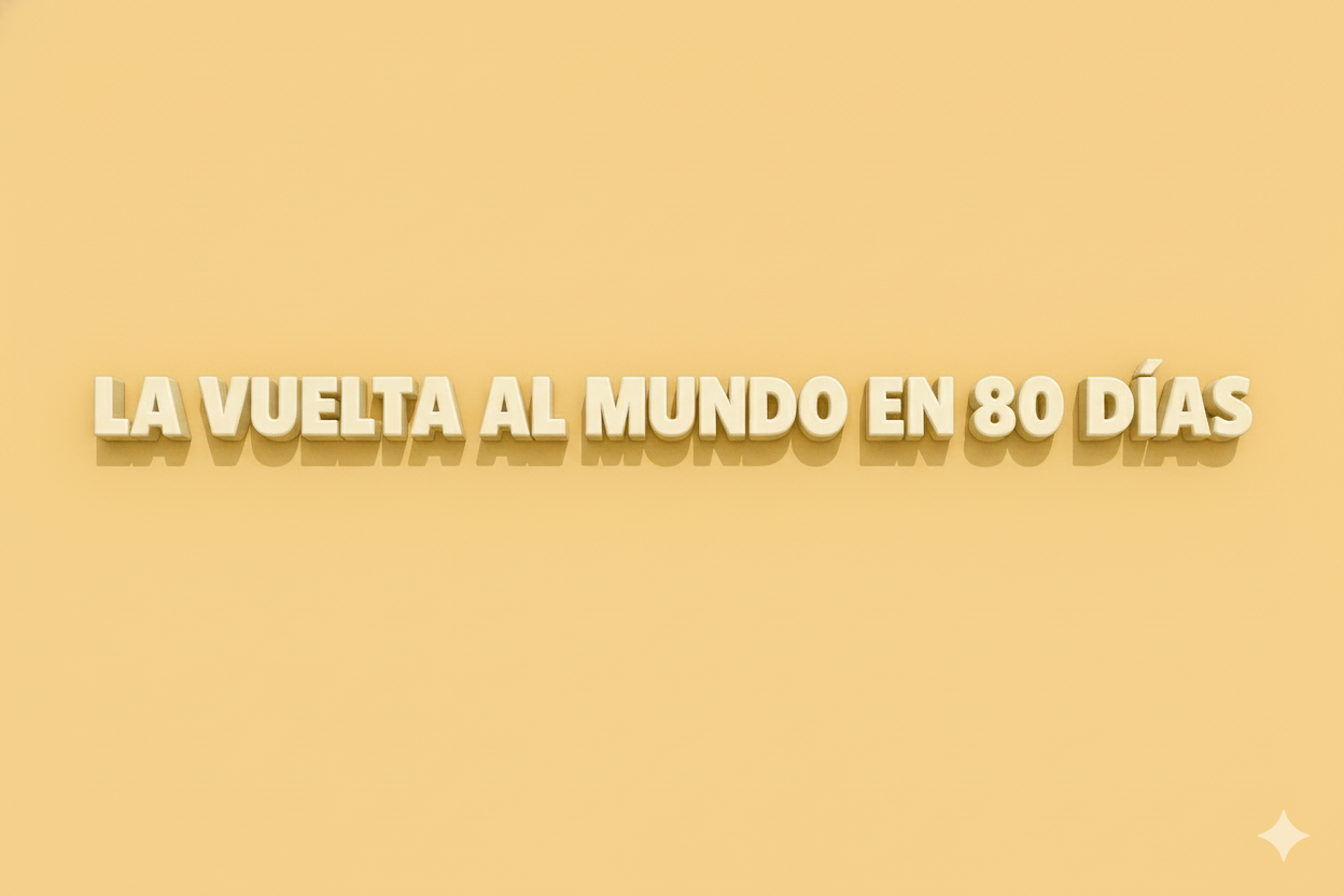 LA VUELTA  AL MUNDO EN 80 DÍAS