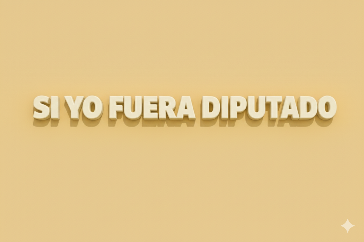 SI YO FUERA DIPUTADO